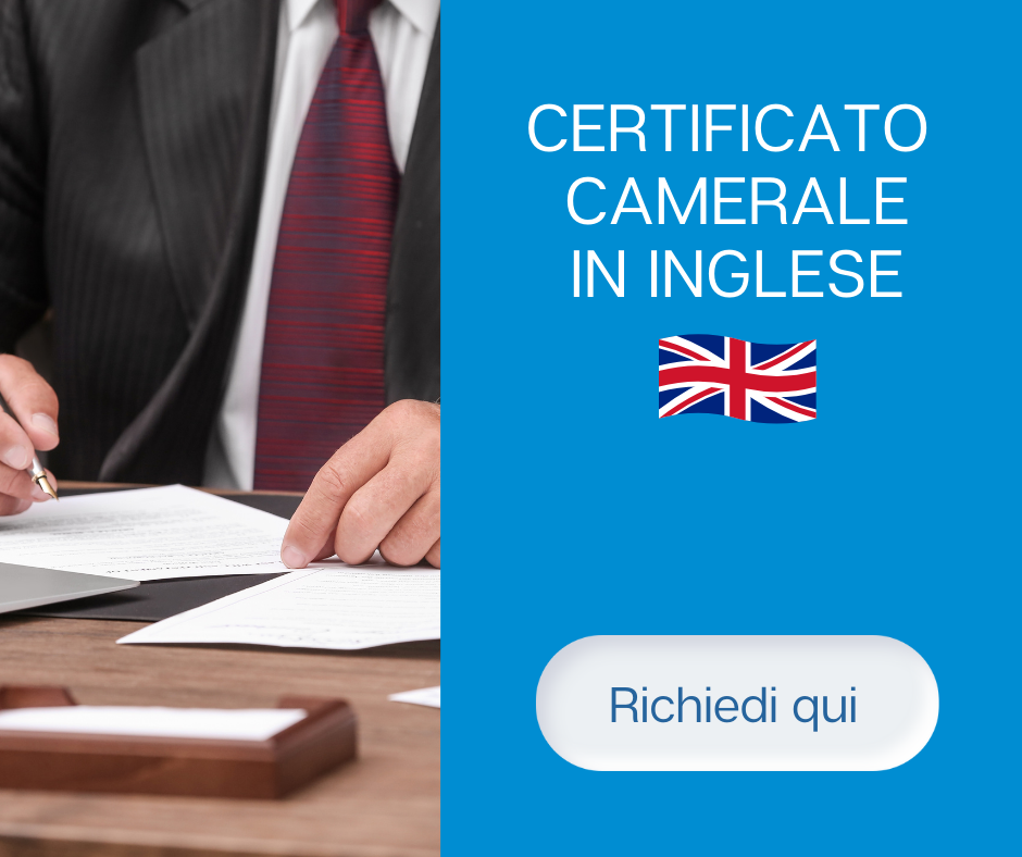 certificato camerale inglese