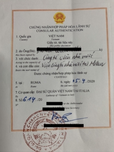 Legalizzazione Documenti Vietnam Legalizzazione Documenti Vietnam