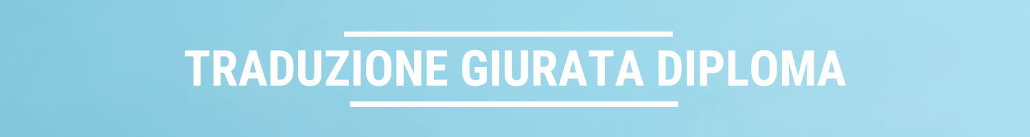 traduzione giurata diploma