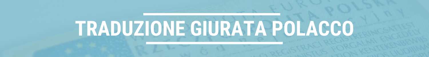 traduzione giurata polacco