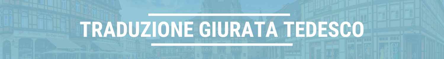 traduzione giurata tedesco
